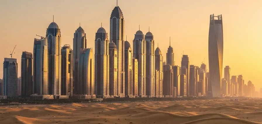 Elegant business meeting in Dubai